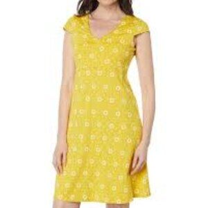 TOAD&CO rosemarie dress in lemon sunflower print Size L